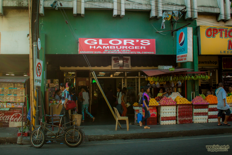 Glor's is located near the corner of Valeria and Ledesma Streets